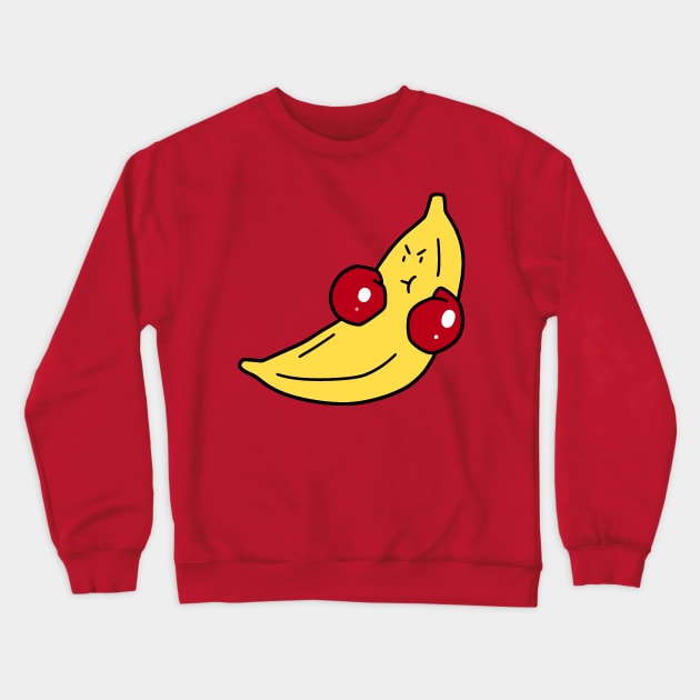 Boxing Banana Crewneck Sweatshirt by saradaboru